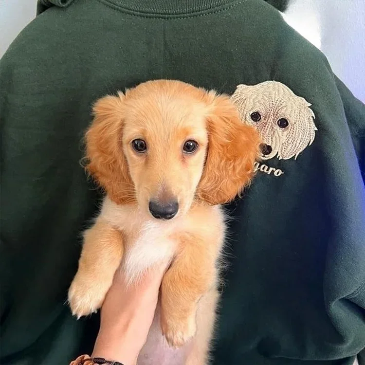 Love Pet Embroidered Hoodie – Keep Your Pet with You Forever