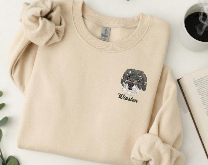 Custom Pet Portrait T-Shirt, Jumper & Hoodie