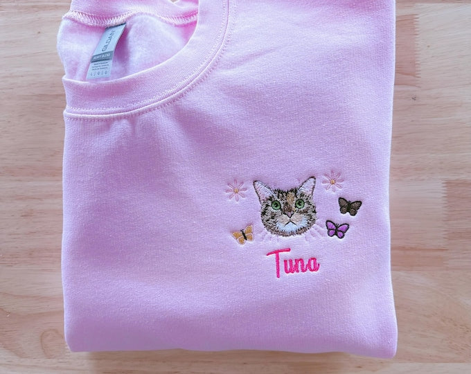 Custom Pet Portrait T-Shirt, Jumper & Hoodie