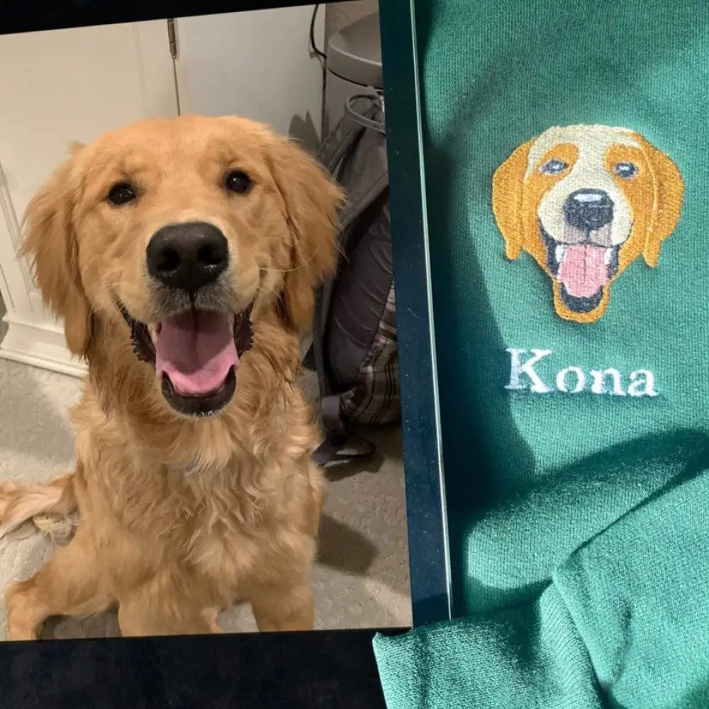 Custom Pet Portrait T-Shirt, Jumper & Hoodie