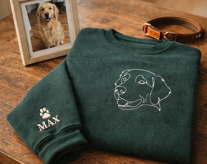 Custom Pet Portrait T-Shirt, Jumper & Hoodie