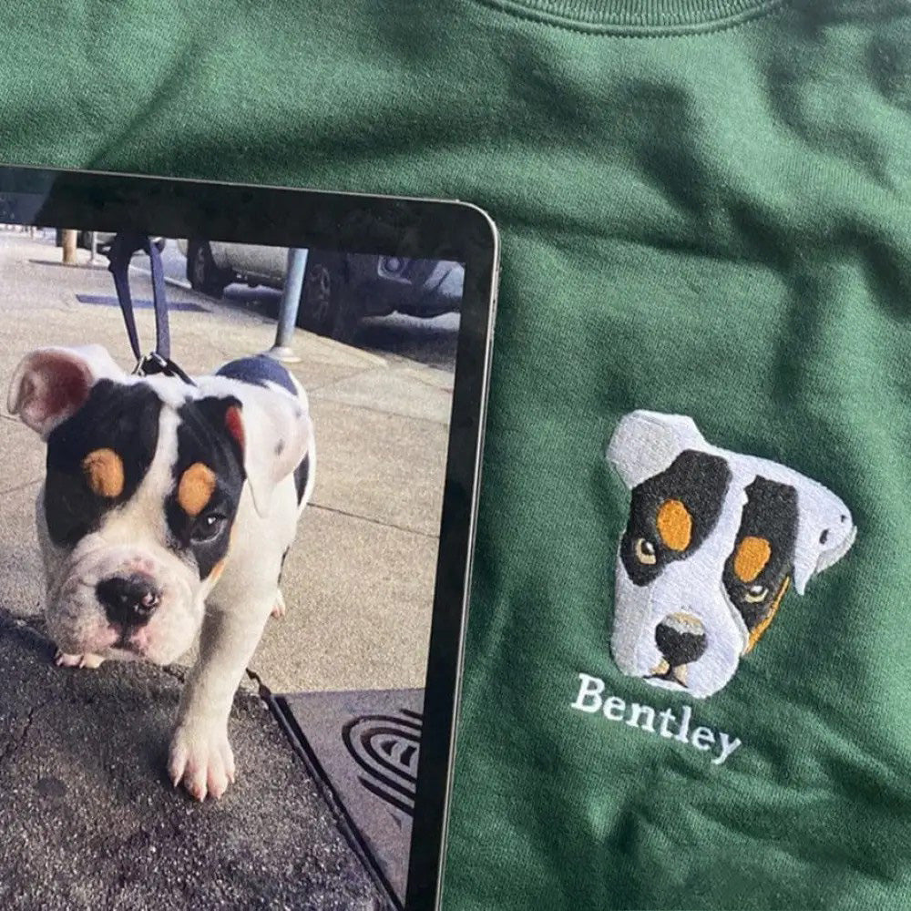 Custom Pet Portrait T-Shirt, Jumper & Hoodie