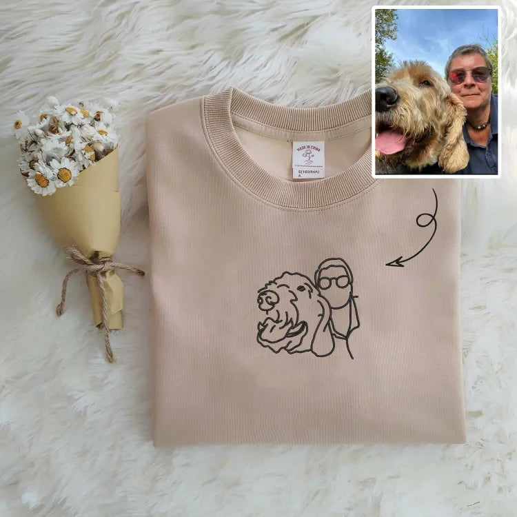 Custom Pet Portrait T-Shirt, Jumper & Hoodie