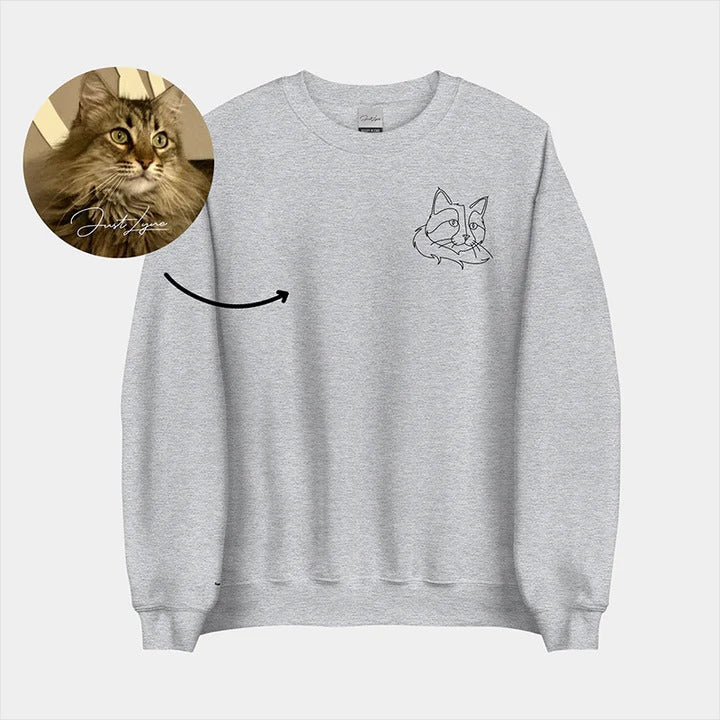 Custom Pet Portrait T-Shirt, Jumper & Hoodie