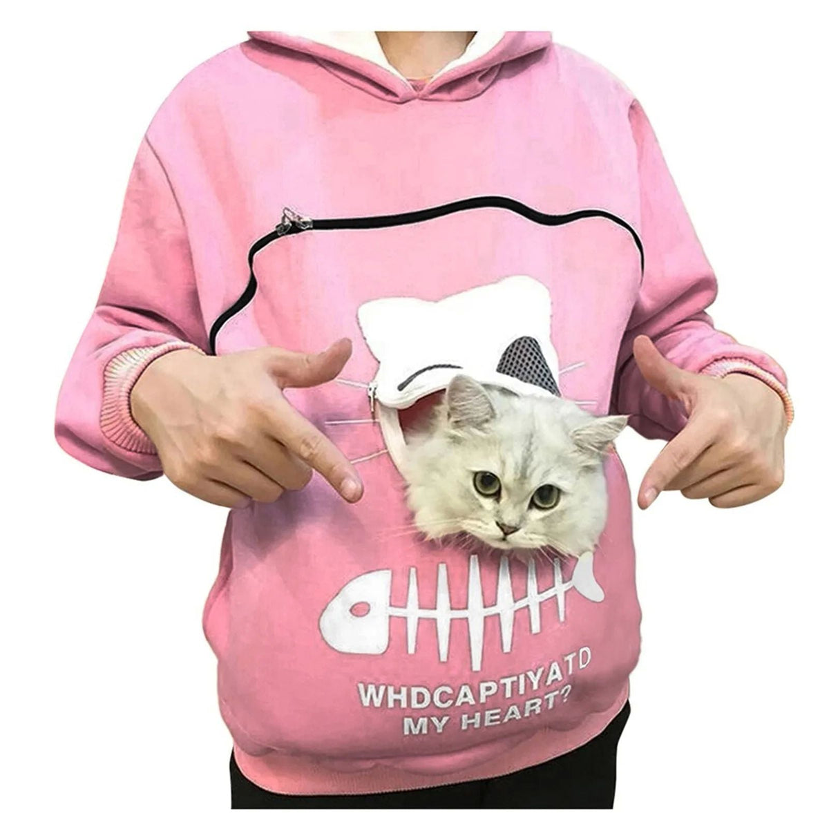 Cat Lovers Pet Pouch Hoodie β Your Cat Always Safe with You