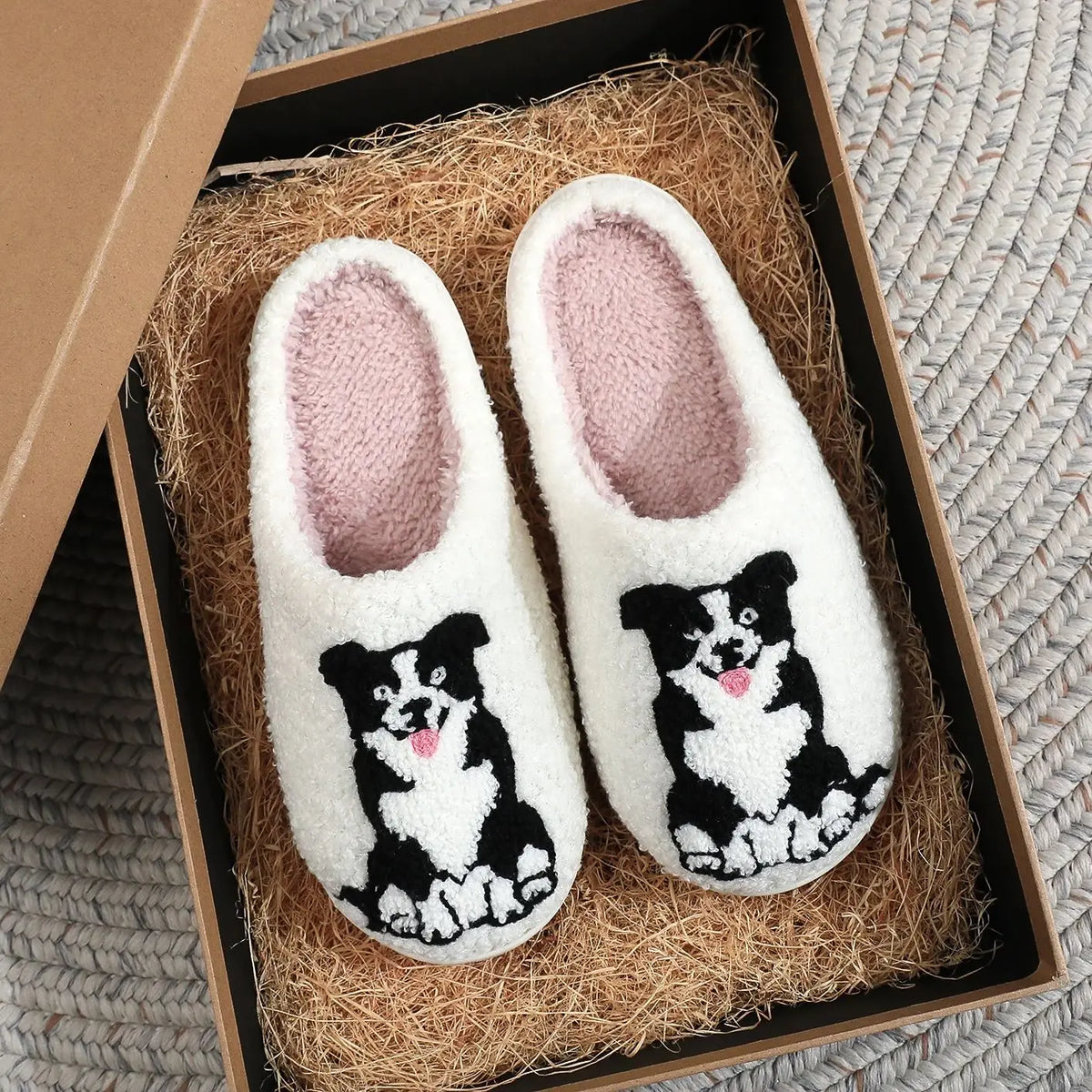 Border Collie Slippers – Always Warm, Cosy Feet