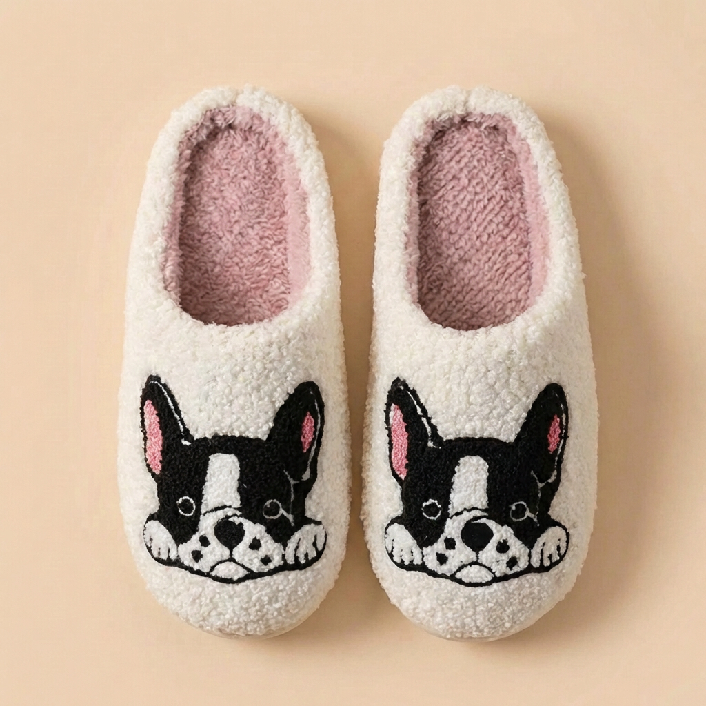French Bulldog Slippers – Always Warm, Cosy Feet