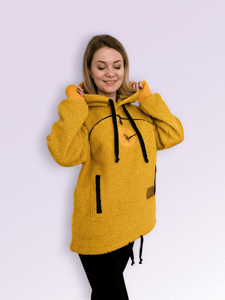Velvet Pet Pouch Jacket – Your Pet Warm and Protected, Always with You