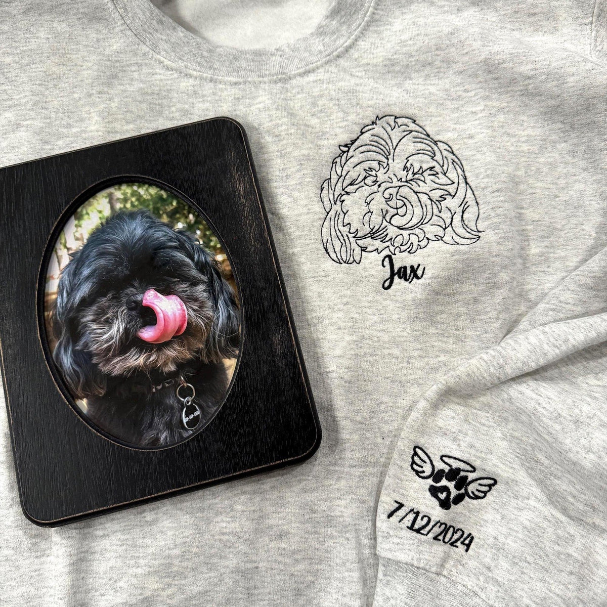 Love Pet Embroidered Hoodie – Keep Your Pet with You Forever