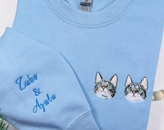 Love Pet Embroidered Hoodie – Keep Your Pet with You Forever