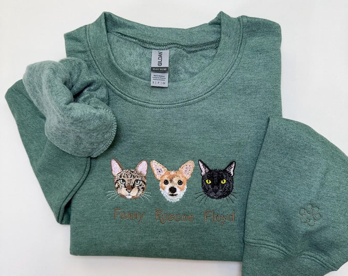 Love Pet Embroidered Hoodie – Keep Your Pet with You Forever