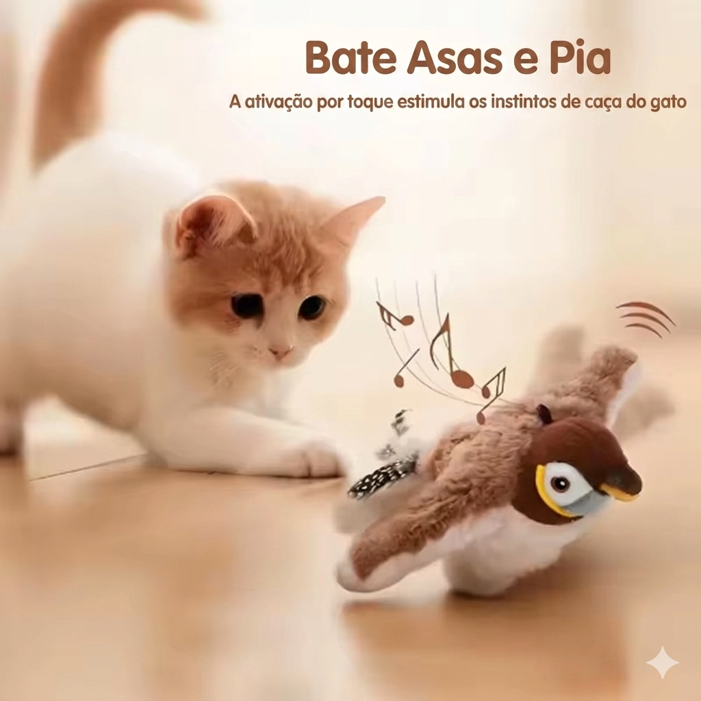 Interactive Cat Toy – Flapping Bird