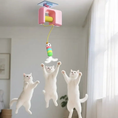 Interactive Cat Toy – Hanging Ropes
