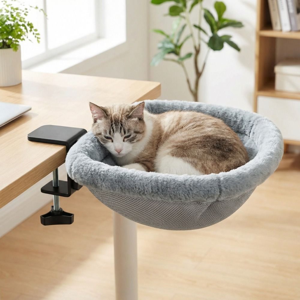 Desk Bed for Cats – Your Cat Always by Your Side 🐱