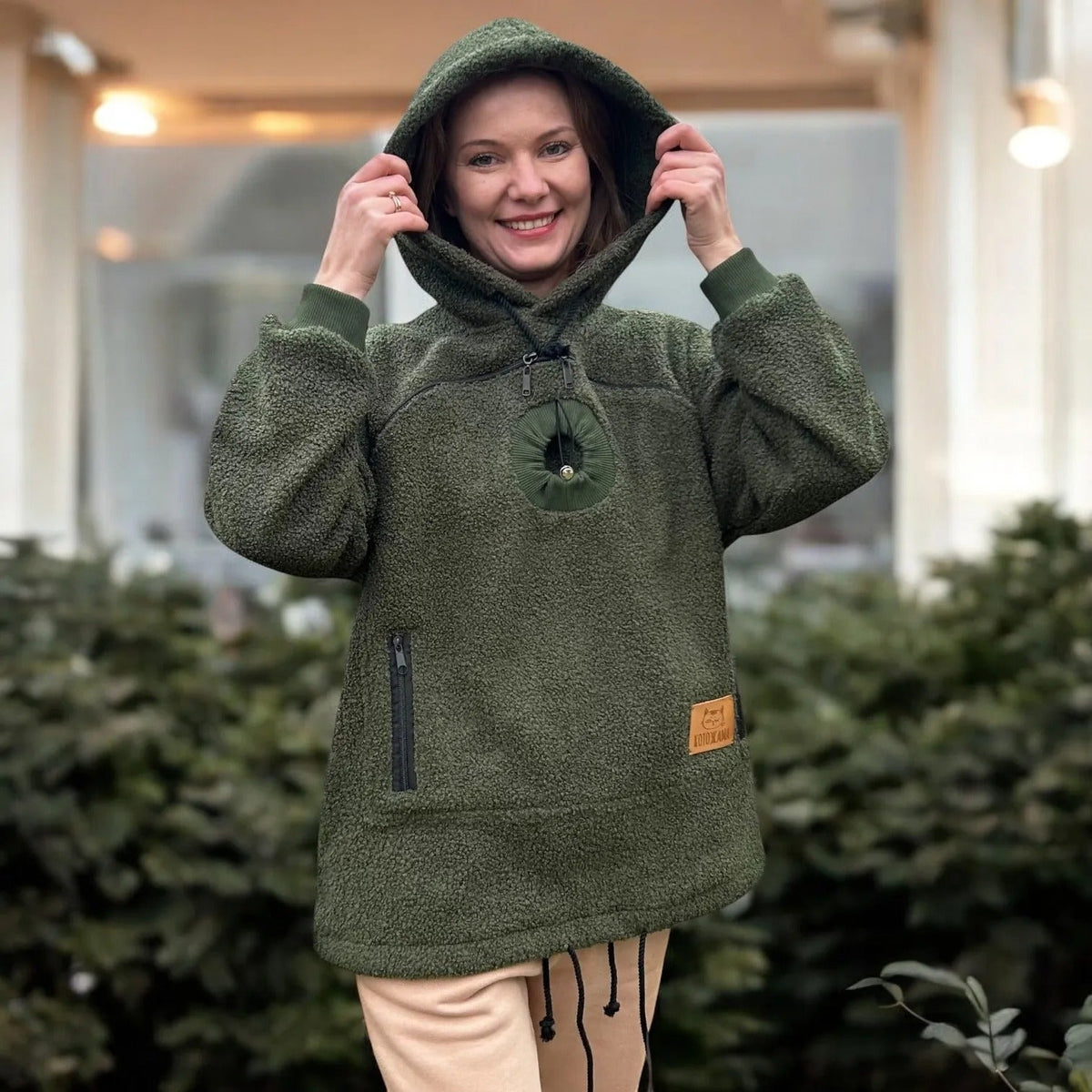 Velvet Pet Pouch Hoodie