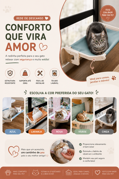 🐾 Hanging Pet Bed for Furniture – Your Pet Always by Your Side