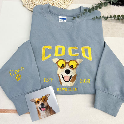 Embroidered Pet Face Jumper | Realistic Personalisation Made with Love