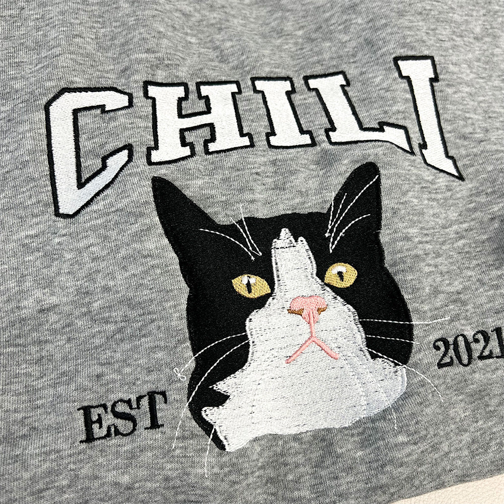 Embroidered Pet Face Jumper | Realistic Personalisation Made with Love