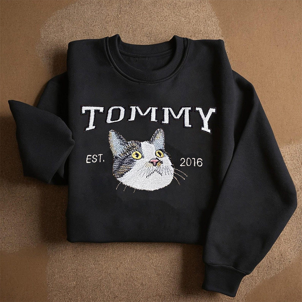 Embroidered Pet Face Jumper | Realistic Personalisation Made with Love