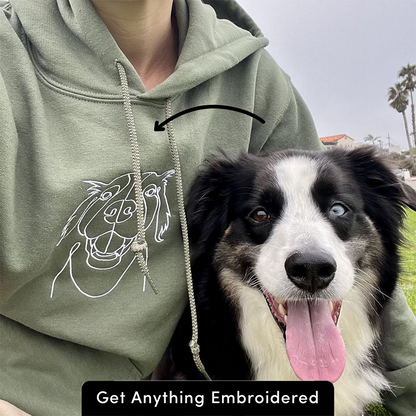Custom Embroidered Pet Sweatshirt