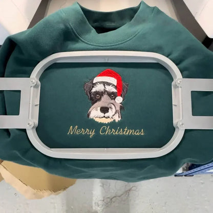 Custom Embroidered Pet Portrait Sweatshirt