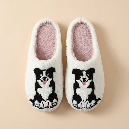 Border Collie Slippers – Always Warm, Cosy Feet