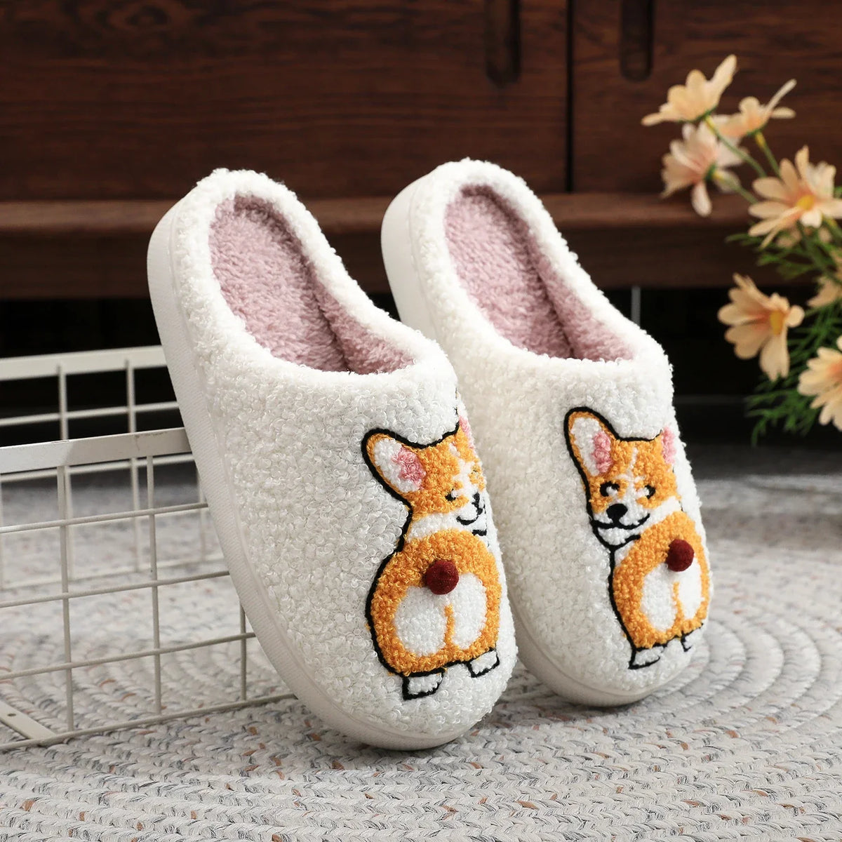 Corgi Dog Slippers – Always Warm, Cosy Feet