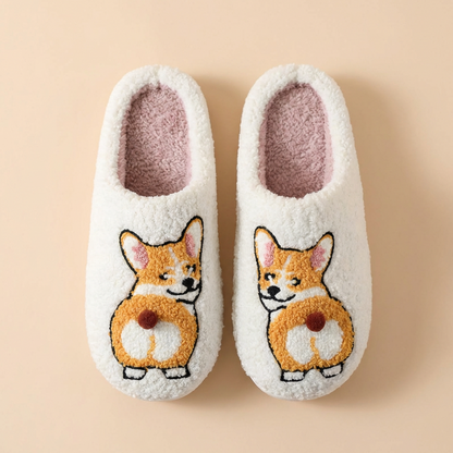 Corgi Dog Slippers – Always Warm, Cosy Feet