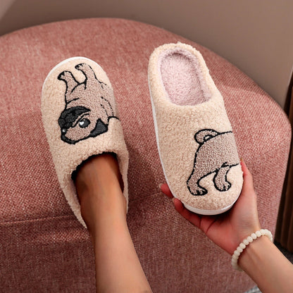 Pug Dog Slippers – Always Warm, Cosy Feet