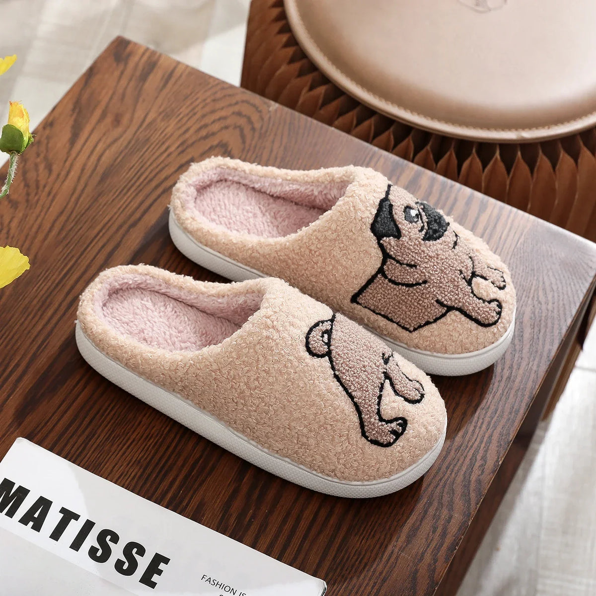 Pug Dog Slippers – Always Warm, Cosy Feet