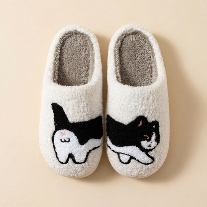 Cuddly Cat Slippers – Always Warm, Cosy Feet