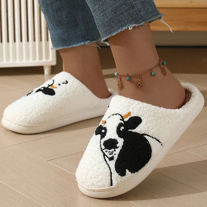 Peekaboo Cow Slippers – Always Warm, Cosy Feet