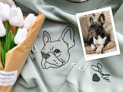 Love Pet Embroidered Hoodie – Keep Your Pet with You Forever