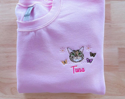 Love Pet Embroidered Hoodie – Keep Your Pet with You Forever