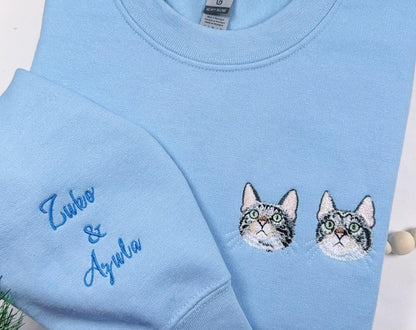 Love Pet Embroidered Hoodie – Keep Your Pet with You Forever