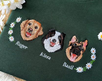 Love Pet Embroidered Hoodie – Keep Your Pet with You Forever