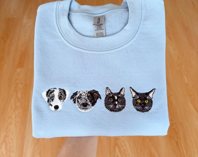 Love Pet Embroidered Hoodie – Keep Your Pet with You Forever