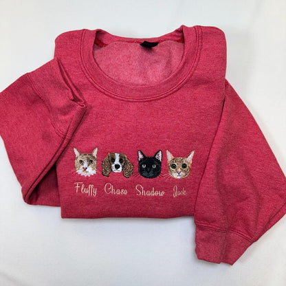 Love Pet Embroidered Hoodie – Keep Your Pet with You Forever