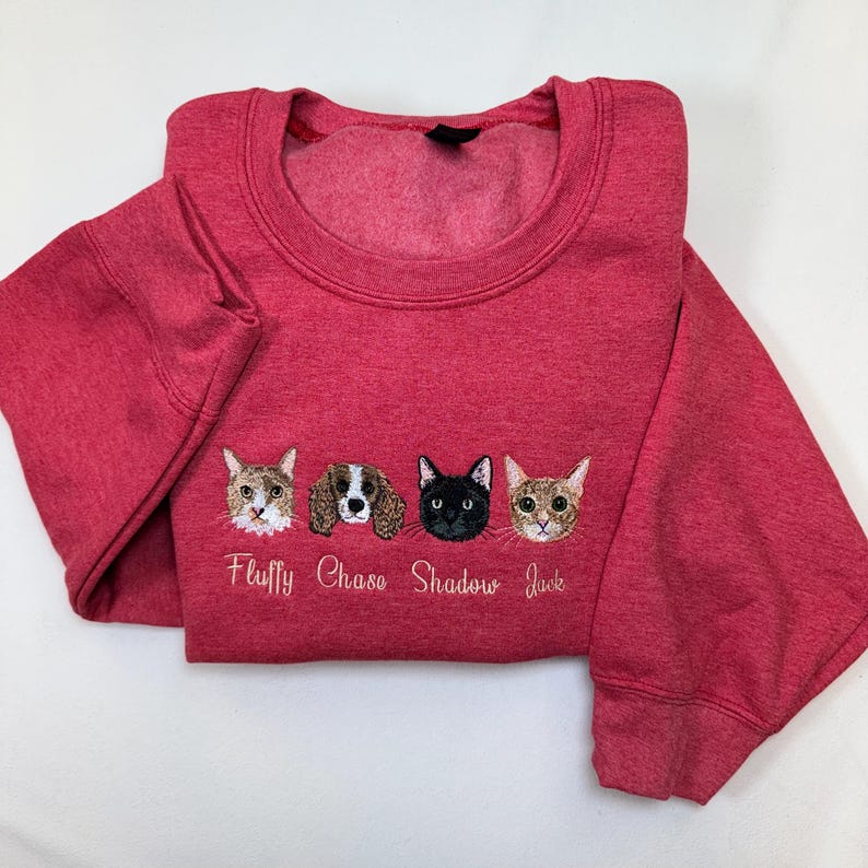 Love Pet Embroidered Hoodie – Keep Your Pet with You Forever